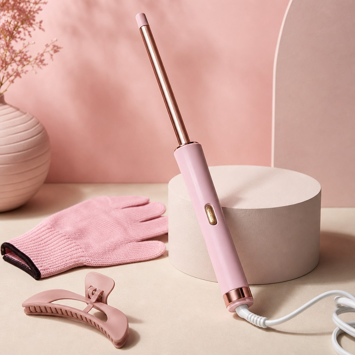 LuxeTiny 9mm Hair Styling Tool — hero product angle