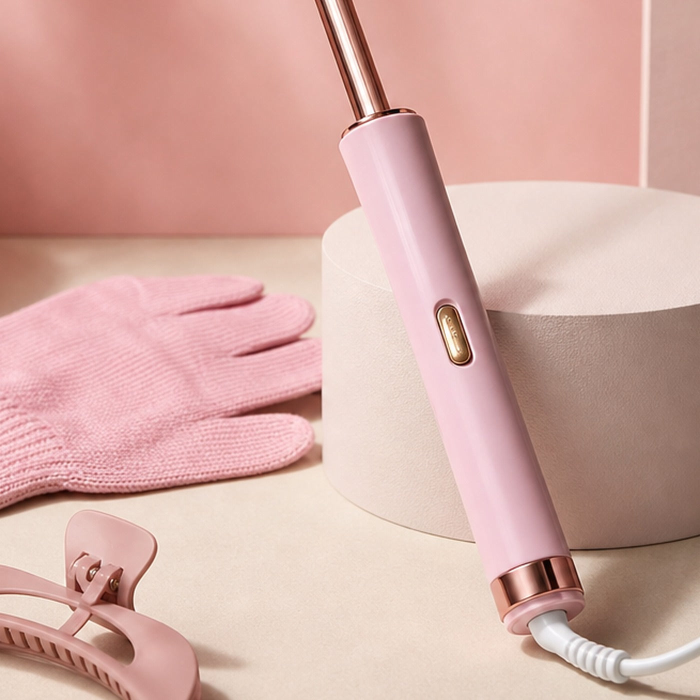 LuxeTiny 9mm Hair Styling Tool — heat control detail