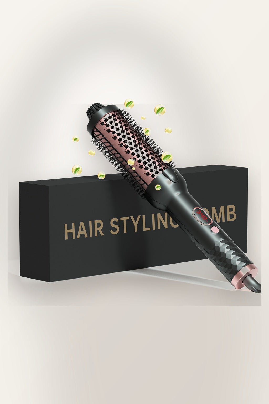 Heated thermal brush cover