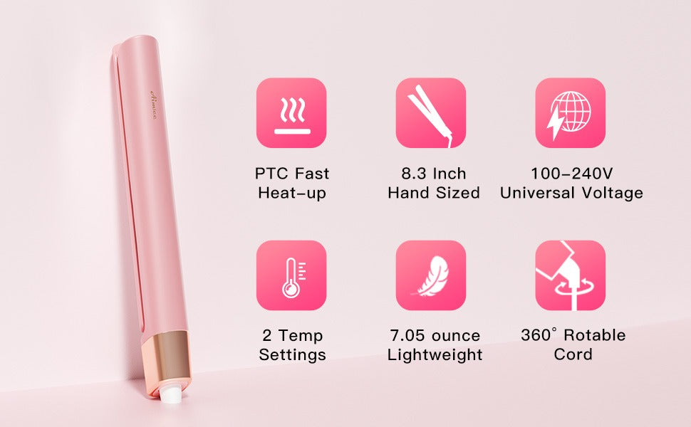 Blush Mini Travel Flat Iron source detail image 6