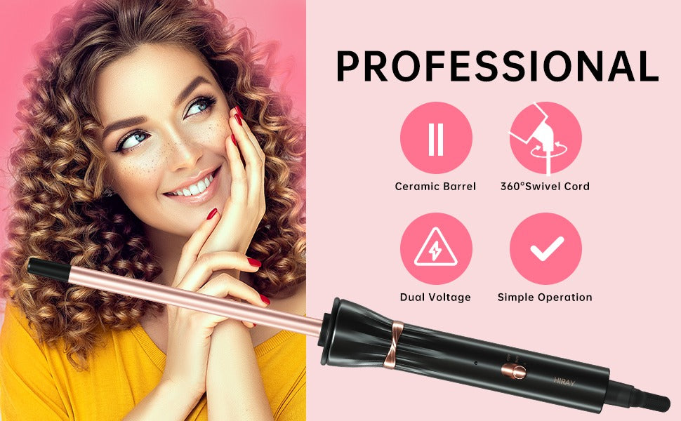 LuxeTiny 9mm Curling Iron — Black source detail image 2