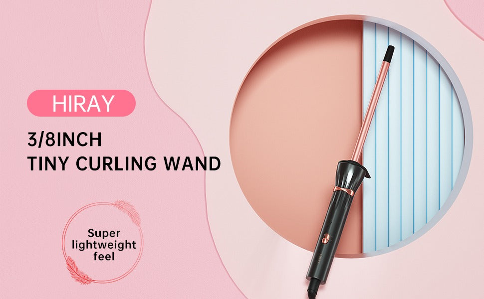 LuxeTiny 9mm Curling Iron — Black source detail image 3