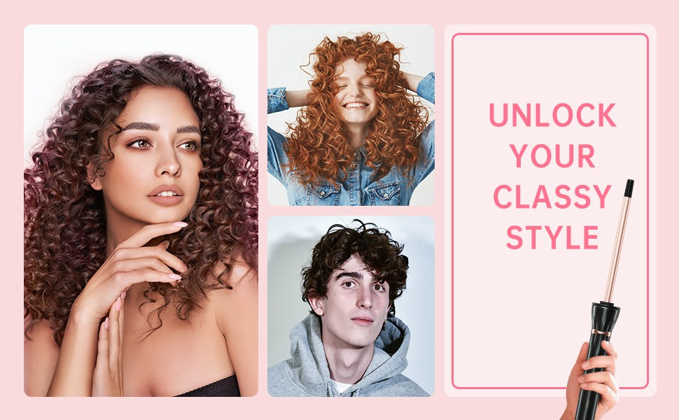 LuxeTiny 9mm Curling Iron — Black source detail image 4