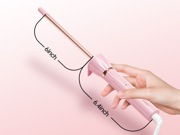 LuxeTiny 9mm Curling Iron — Pink source detail image 4