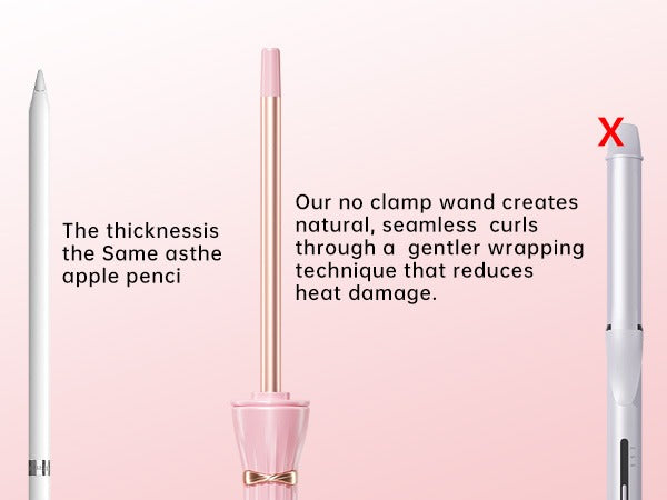 LuxeTiny 9mm Curling Iron — Pink source detail image 5